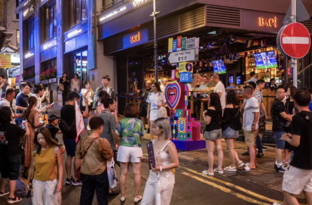 Nightlife in Lan Kwai Fong